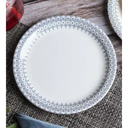 Melamine White Round Quarter Plate Set Of 6 By Market 99-picture-40