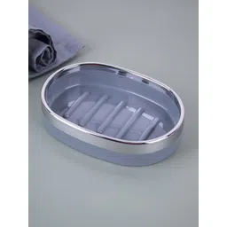 MARKET99 Blue & Silver-Coloured Soap Dish-picture-33
