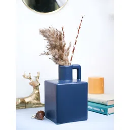 MARKET99 Blue Patterned Ceramic Vase-picture-22