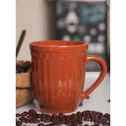 MARKET99 Brown Printed Ceramic Glossy Coffee Mugs 300 ml-picture-18