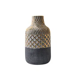 MARKET99 Grey Ceramic Flower Vase image 2