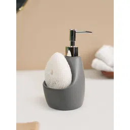 MARKET99 Grey Solid Ceramic Soap Dispenser-picture-18