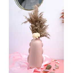 MARKET99 Peach Asymmetric Ceramic Vase-picture-14