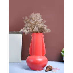MARKET99 Red Asymmetric Ceramic Vase-picture-28