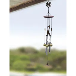 MARKET99 Silver-Toned & Brown Decorative Wind Chime-picture-22