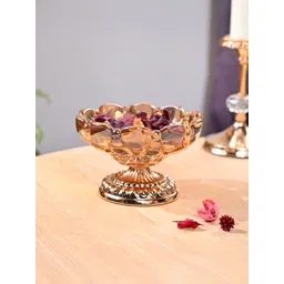MARKET99 Textured Tabletop Lotus Glass Bowl-picture-11
