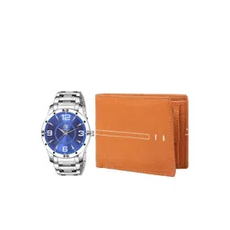 MARKQUES Men Analogue Bracelet Watch & Leather Wallet-picture-41