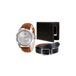 MARKQUES Men Black & Brown Solid Accessory Gift Set STV-770904-SPT-01-EXE-01-Multi-picture-23