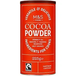 Marks & Spencer Cocoa Powder 225g | Fairtrade Certified Baking Cocoa | Rich Chocolate Powder for Cakes, Brownies, Cookies, Hot Chocolate & Desserts | Ideal for Home Baking, Cooking & Winter Drinks | Cocoa (IMPORTED-UK)-picture-13
