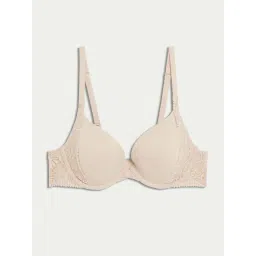 Marks & Spencer Beige Body Soft Wired Plunge T-Shirt Bra A-E-picture-39