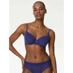 Marks & Spencer Blue Flexifit Lace Wired Balcony Bra A-E-picture-48