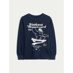 Marks & Spencer Boys Printed Cotton Sweatshirt-picture-43