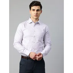 Marks & Spencer Dobby Weave Pure Cotton Formal Shirt-picture-30