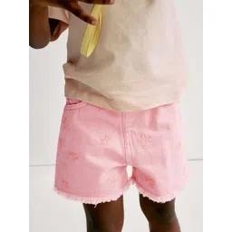 Marks & Spencer Girl Slim Fit Denim Shorts-picture-46