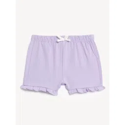 Marks & Spencer Girls High-Rise Pure Cotton Shorts image 1