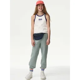 Marks & Spencer Girls Ribbed Cotton Vest Top-picture-13
