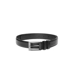 Marks & Spencer Men Black Solid Leather Formal Belt-picture-16