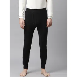 Marks & Spencer Men Black Solid Thermal Bottoms-picture-38