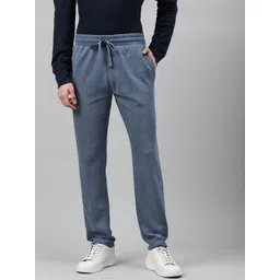 Marks & Spencer Men Blue Solid Track Pants-picture-39