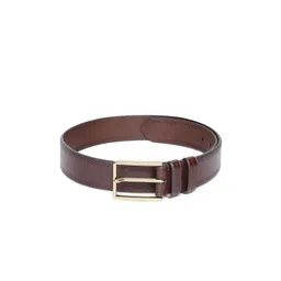 Marks & Spencer Men Coffee Brown Leather Solid Belt-picture-35