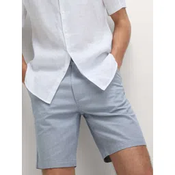Marks & Spencer Men Fashion Mid-Rise Regular Fit Chino Shorts-image-39
