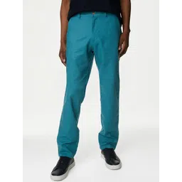 Marks & Spencer Men Mid Rise Trousers-picture-38