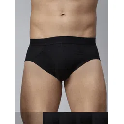 Marks & Spencer Men Pack of 5 Solid Briefs T146733SBLACK-picture-24