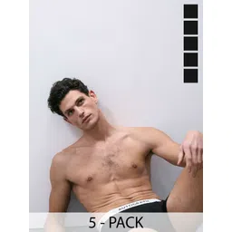 Marks & Spencer Men Pack Of 5 Trunks T145390ABLACK-picture-34