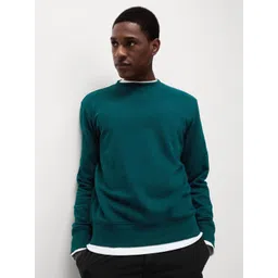 Marks & Spencer Men Round Neck Cotton Sweatshirt-picture-30