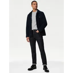 marks & spencer Men Solid Round Neck Grey Sweater-picture-12