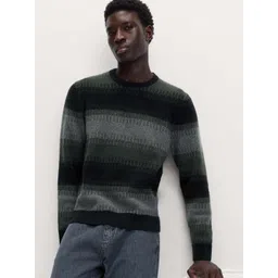 Marks & Spencer Men Striped Pullover-picture-25