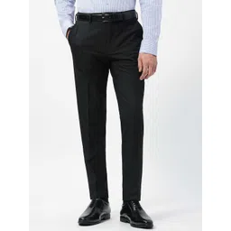 Marks & Spencer Men Striped Slim Fit Formal Trouser-picture-38