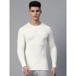 Marks & Spencer Men White Self Design Lounge T-shirt-picture-11