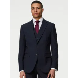 Marks & Spencer Notched Lapel Single Breasted Formal Blazer-picture-34