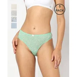 marks & spencer Pack of 5 Cotton Lycra Brazilian Knickers-picture-24