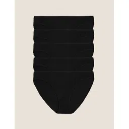 marks & spencer Pack of 5 Women Bikini Black Panty-picture-11