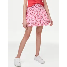 Marks & Spencer Printed Pure Cotton Balloon Mini Skirt-picture-43