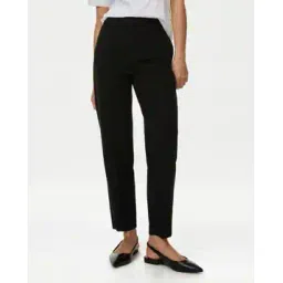 marks & spencer Tapered Ankle Grazer Trousers-picture-41