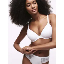 Marks & Spencer White Body Soft Wired Plunge T-Shirt Bra A-E-picture-12
