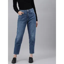 Marks & Spencer Women Blue Slim Fit High-Rise Light Fade Jeans image 1