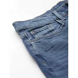 Marks & Spencer Women Blue Slim Fit High-Rise Light Fade Jeans image 3