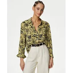 marks & spencer Women Floral Print Relaxed Fit Shirt-picture-14
