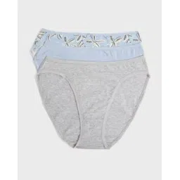 marks & spencer Women Pack of 3 Cotton Rich Hipster Panties-picture-45