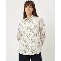 marks & spencer Women Printed Regular Fit Shirt-picture-15