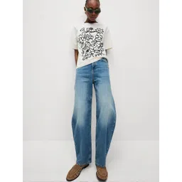 Marks & Spencer Women Printed T-shirt image 4