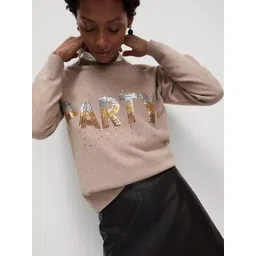 Marks & Spencer Women Pullover with Embroidered Detail-picture-42