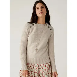 Marks & Spencer Women Self Design Cardigan-picture-25