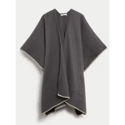 Marks & Spencer Women V-Neck Poncho-picture-35