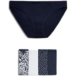 marks & spencer Women's Cotton Blend Modern Regular Solid Bikini Style Underwear-picture-15