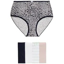 marks & spencer Women's Cotton Boy Short Panties (Pack of 5)-picture-29